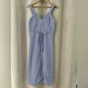 NWT Striped midi dress